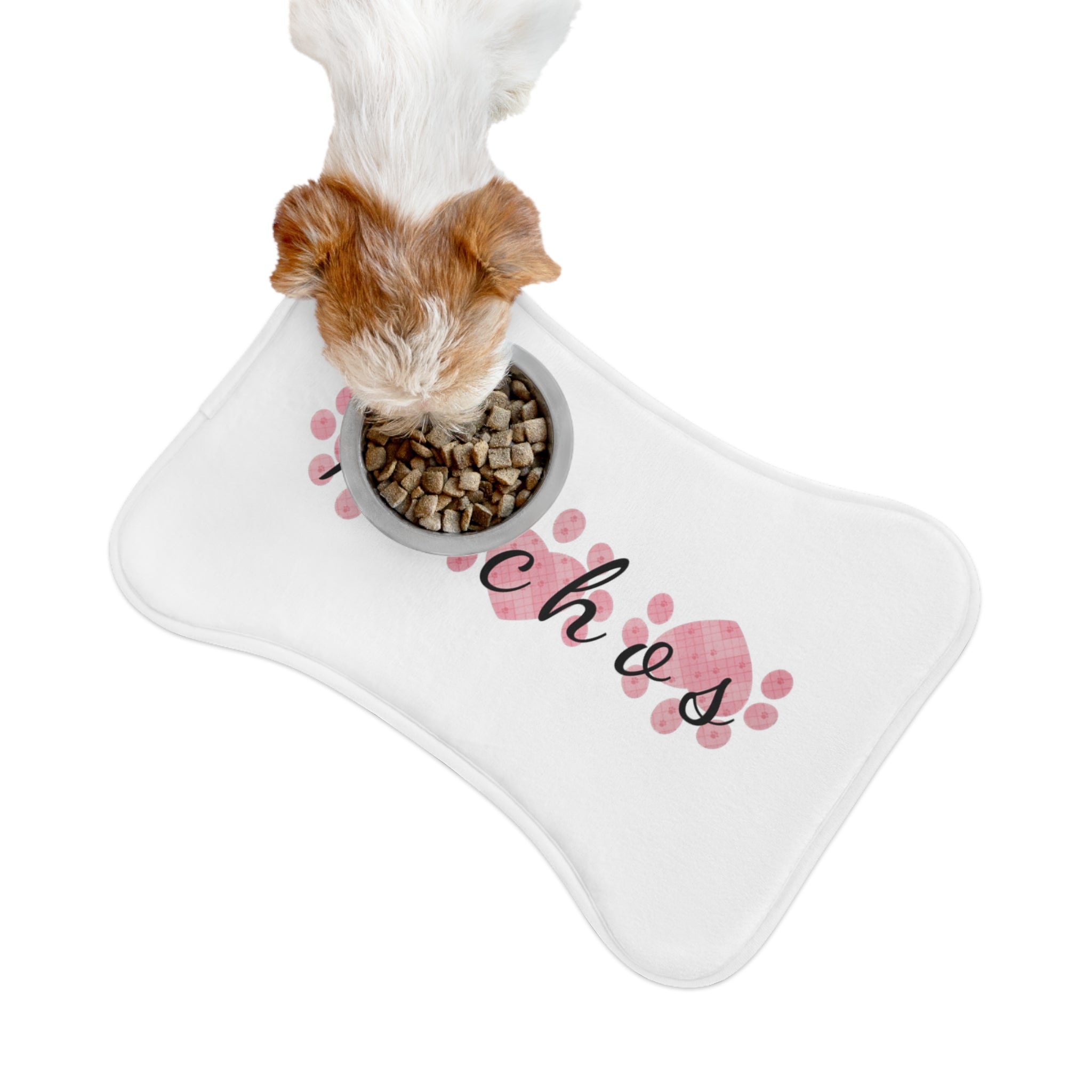 Heart Paw Custom Pet Feeding Mats – Personalized Name Design for Dogs & Cats - View 4