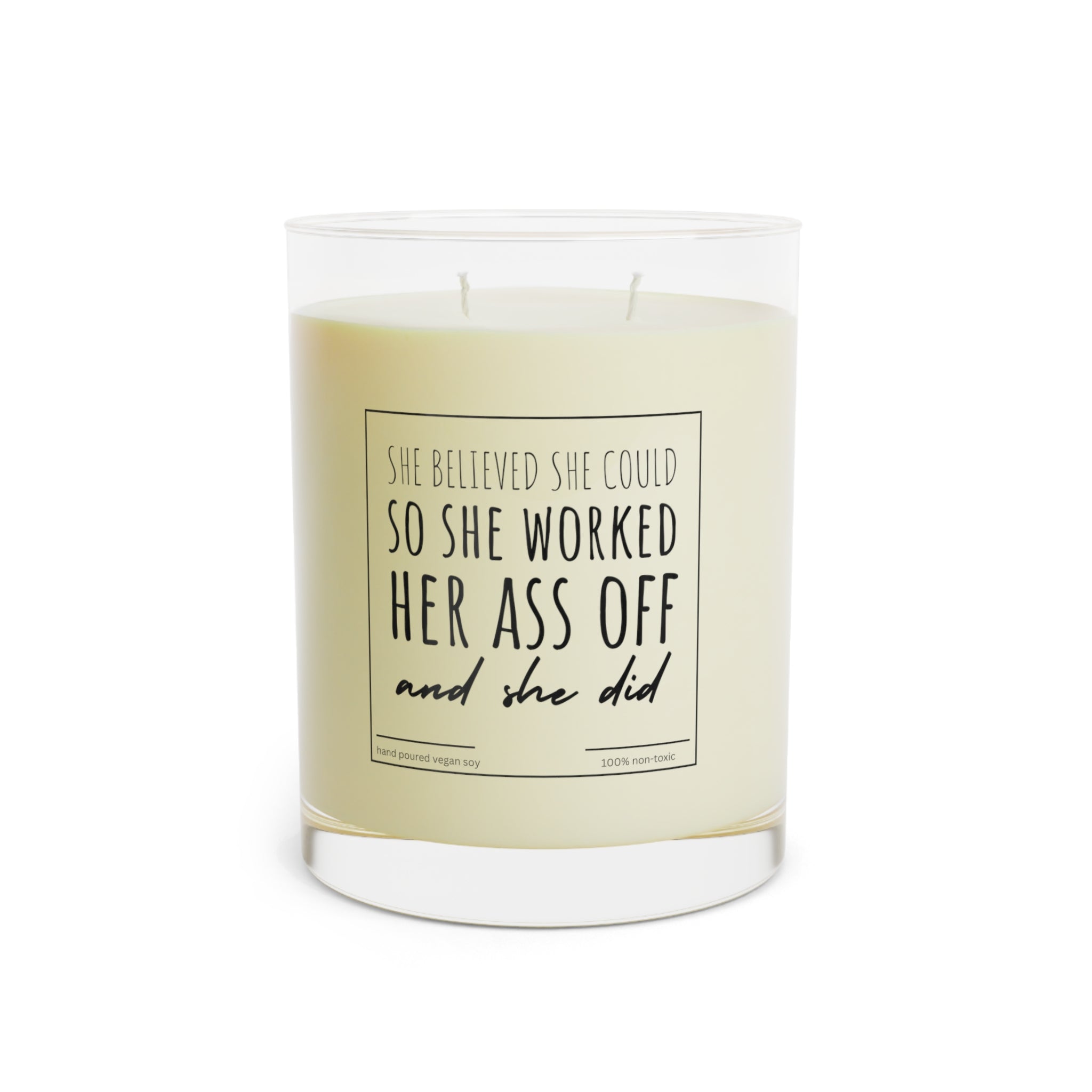 Inspirational boss lady candle – perfect gift for entrepreneurs