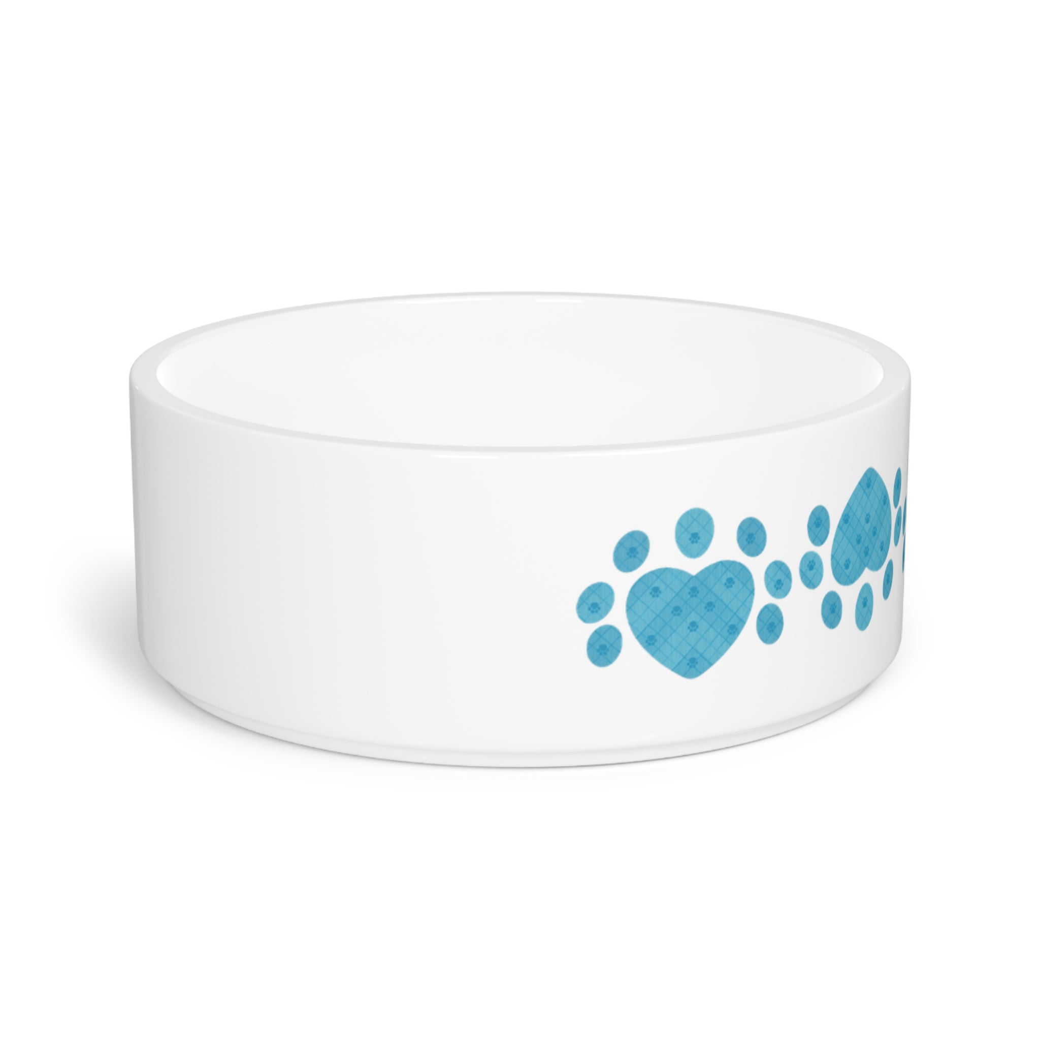 Personalized Heart Paw Print Pet Bowl – Custom Name & Color Option - View 8