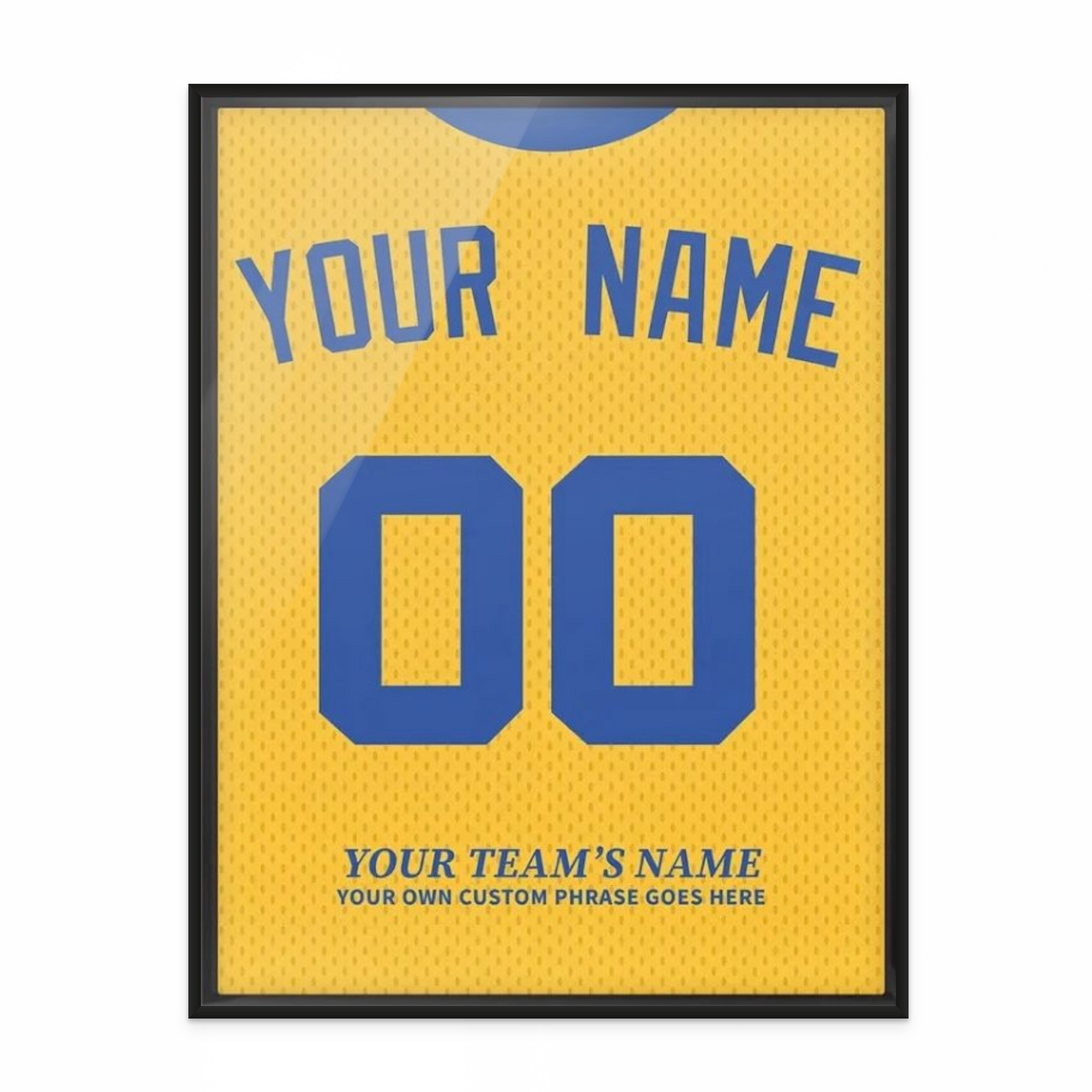 Custom Jersey Wall Art